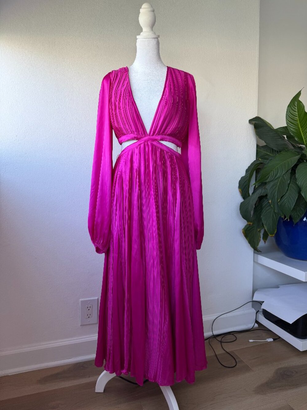 Rocco Sands pink dress